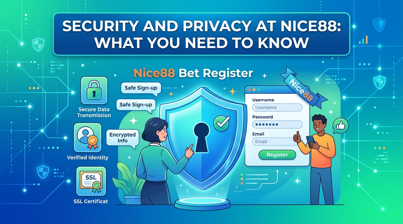 Nice88 Bet Register: Security and Privacy at Nice88