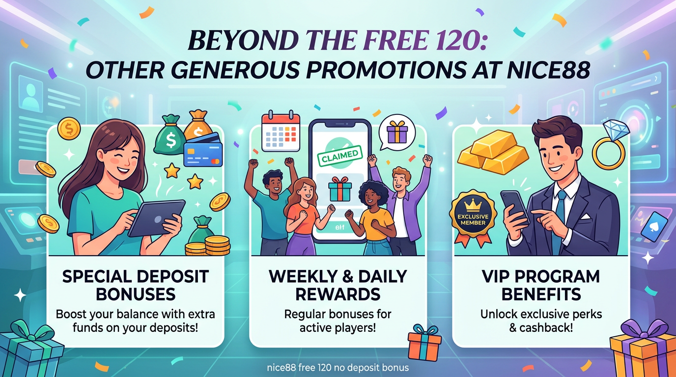 Beyond the Free 120: Other Generous Promotions at Nice88